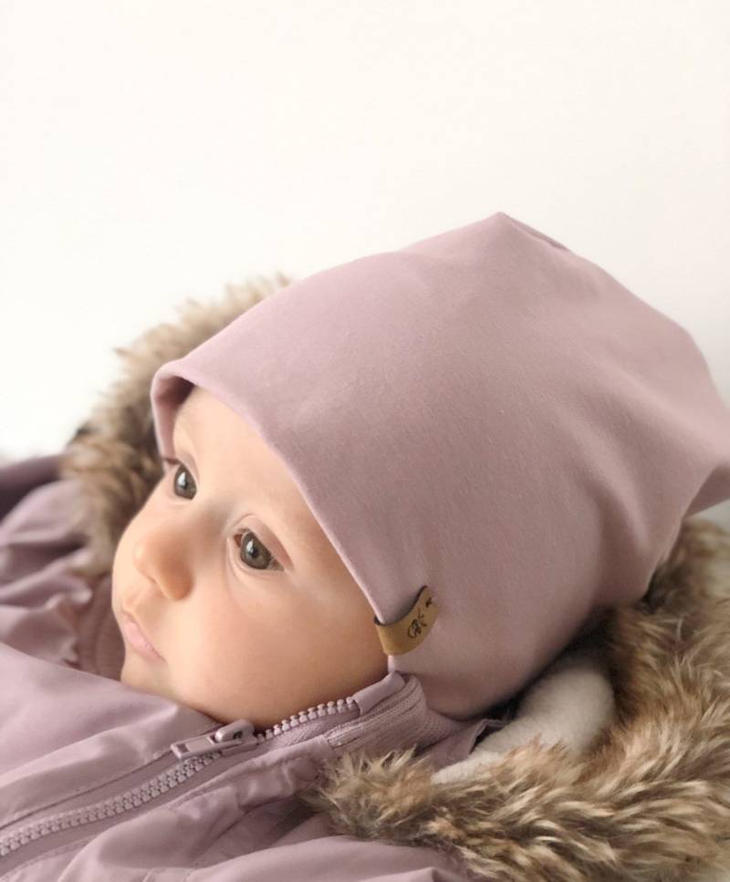 Beanie in Altrosa von One2threeOutfits
