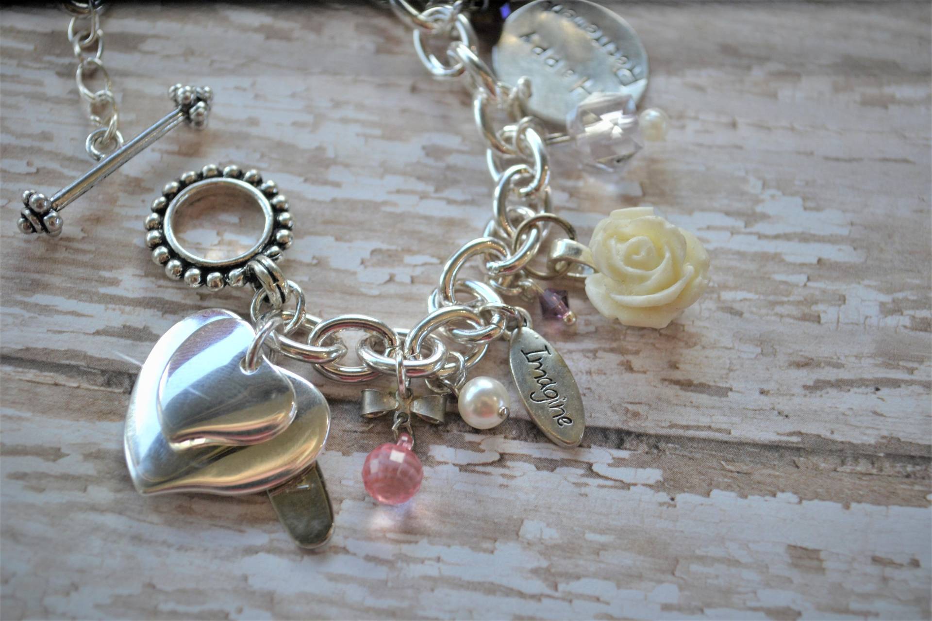 Blumen, Blumenmädchen Geschenk, Floral, Floral Mom, Leopard Print, Rosa, Rosa Blush Pink, Weiße Rosen, Danke Glücklicher Ruhestand von OneCharmingTreasure