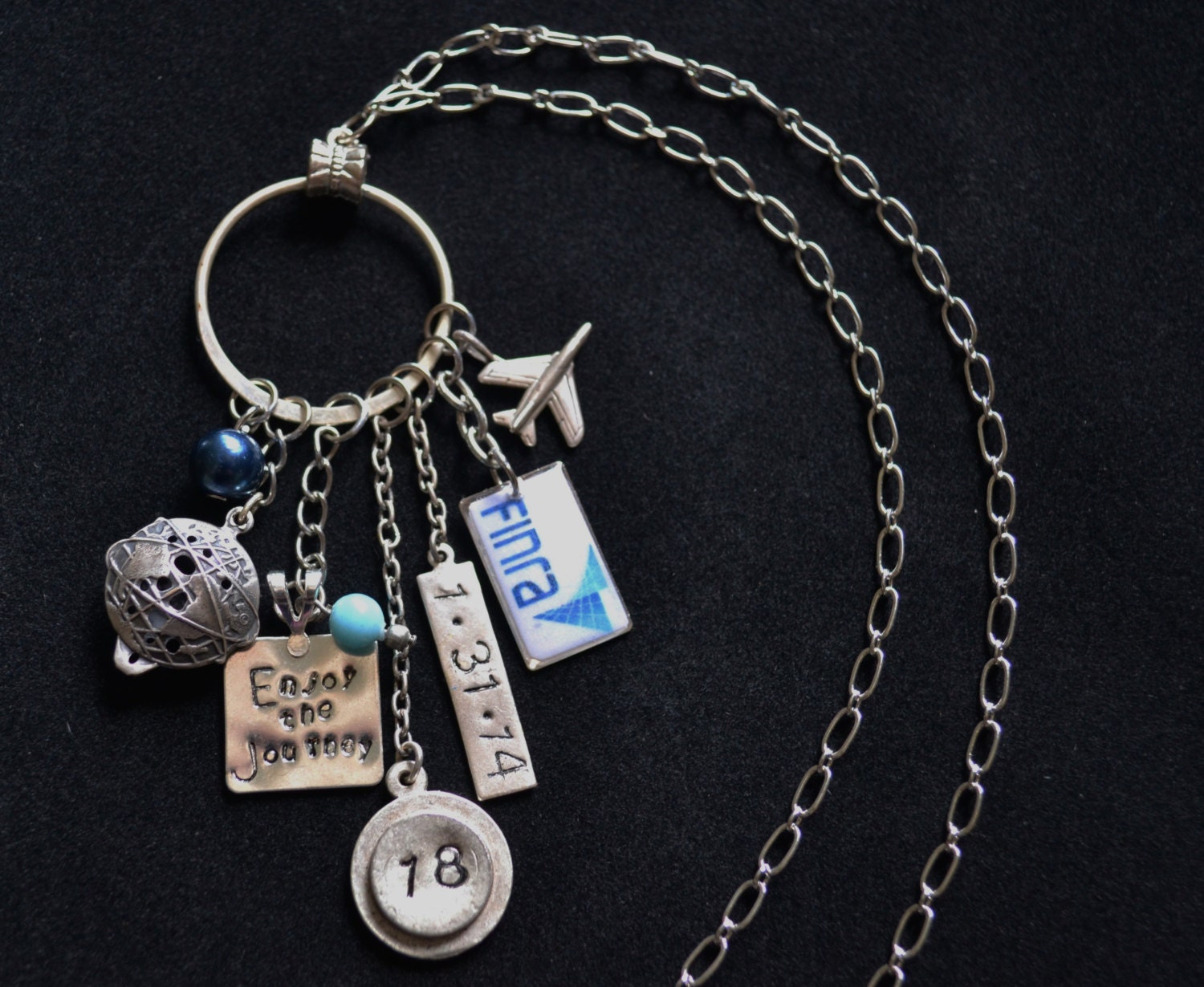 Individuell, Auf Bestellung Gefertigt Ruhestand, Firmenleistung, Management Geschenk, Belobigung Schmuck, Charm Halskette, Militärdienst von OneCharmingTreasure