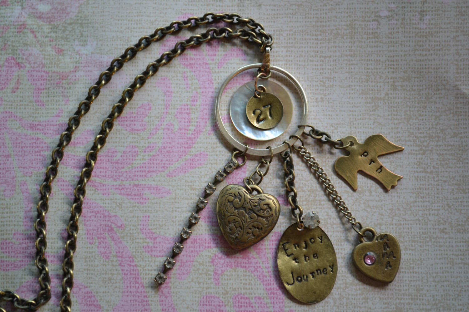 Personalisiert, Made To Order Ruhestand, Leistung, Gedenken, Belobigung Schmuck, Charme Halskette, Militärdienst von OneCharmingTreasure