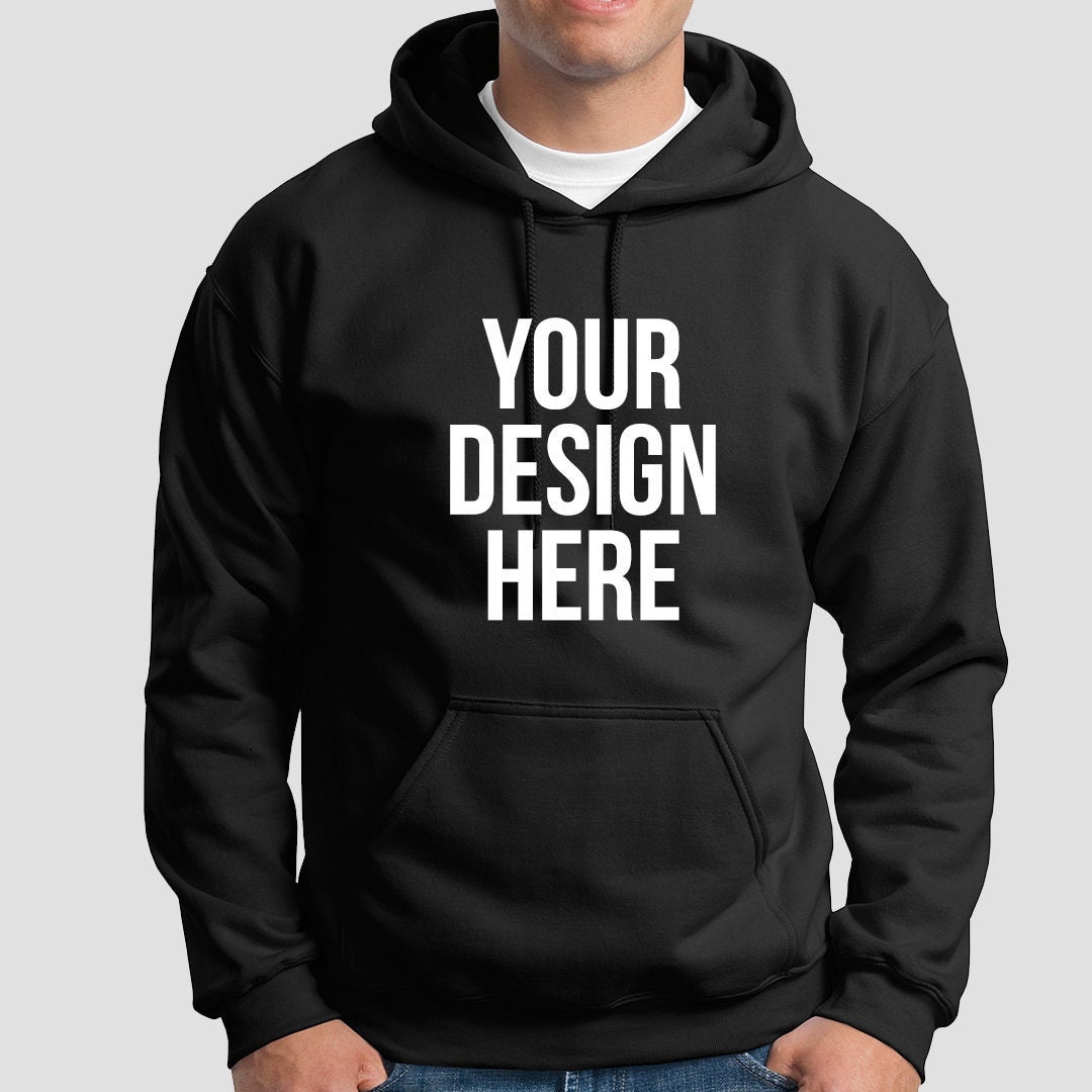 Individuell Gedruckter Hoodie Unisex Personalisierter Schwarzer Pullover Workwear-Event, Drucken Mit Ihrem Logo Oder Design Text Individuell Gedruckter Hoodie Unisex Personalisierter Schwarzer Pullover Workwear-Event, Drucken Mit Ihrem Logo Oder Design Text von OneClickPrinter