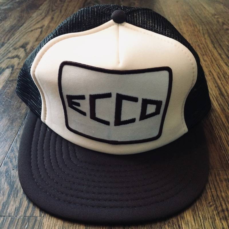 Ecco 5 Panel Poly/Mesh Snapback Trucker Mütze Bestickt Vintage 90Er Jahre Streetwear von OneEyeJacks