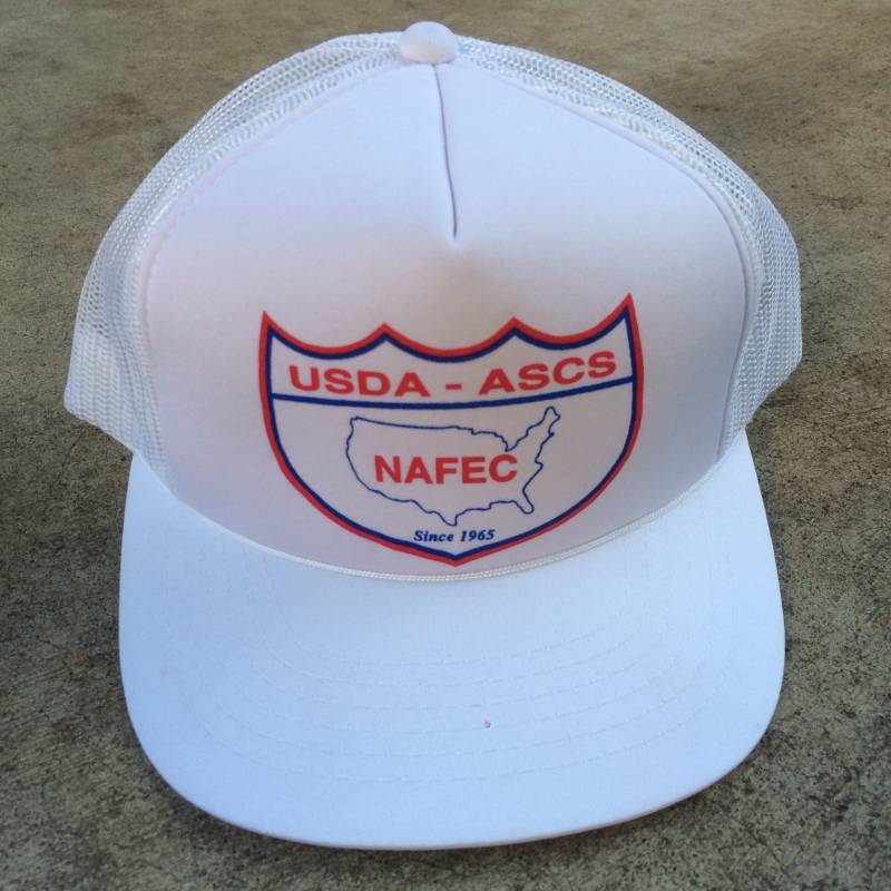 Vintage 90Er Jahre Usda - Ascs Nafec Poly/Mesh Snapback Trucker Hut von OneEyeJacks