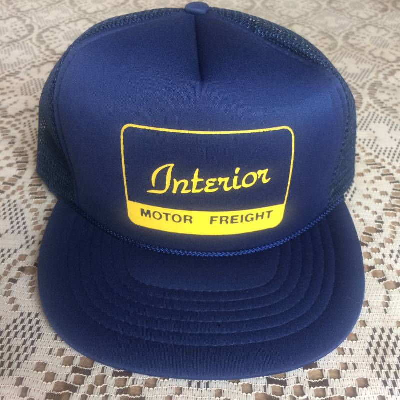 Vintage Interior Motor Freight 5 Panel Poly/Mesh Snapback Trucker Hat von OneEyeJacks