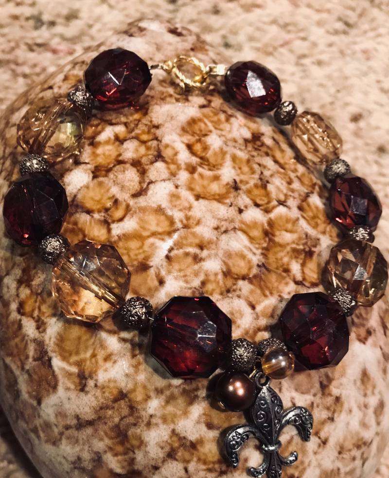 Braune Perle Armband von OneInAJewel