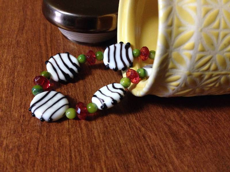 Gestreiftes Armband von OneInAJewel