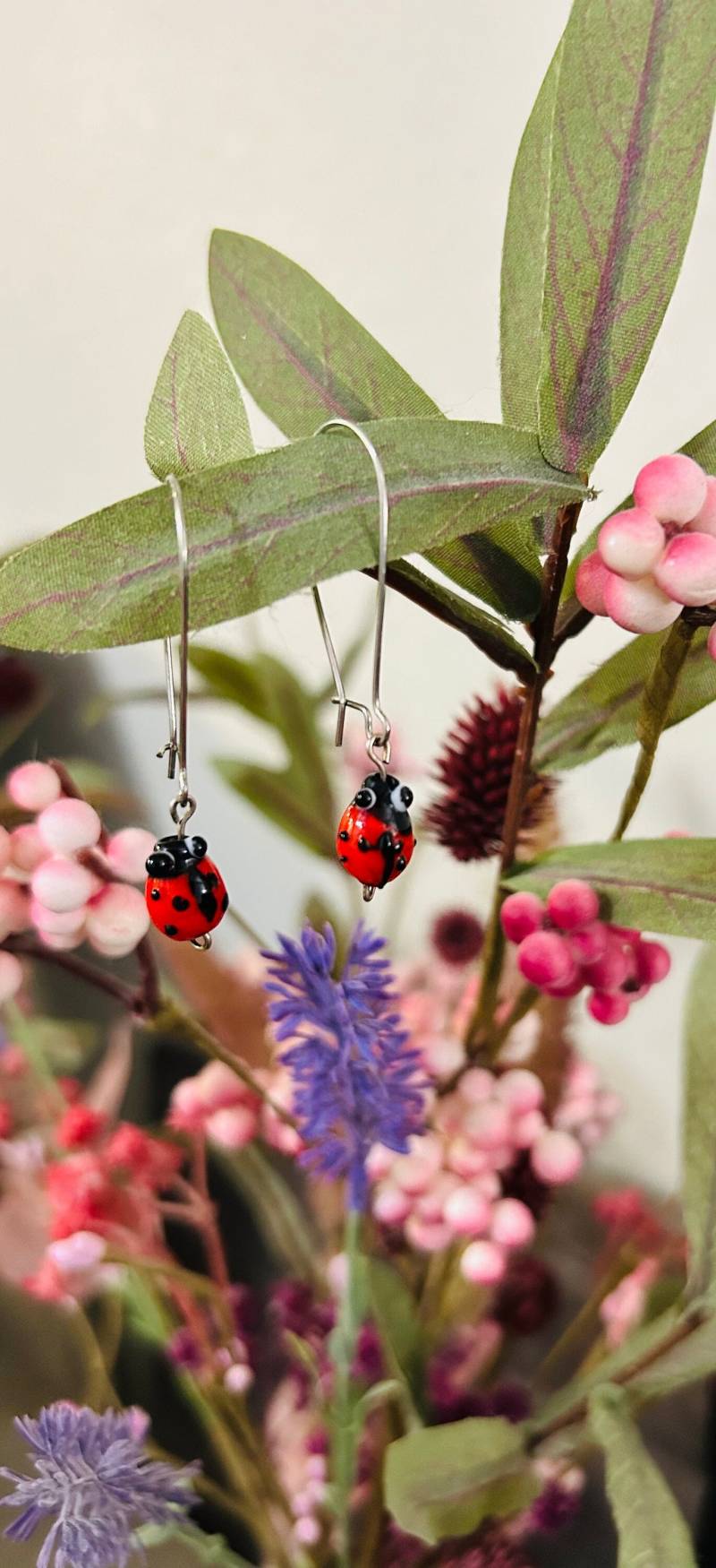 Marienkäfer Ohrringe von OneInAJewel