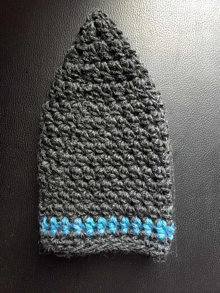 Jugend Grau Und Blau Mütze Jugend Grau Und Blau Mütze von OneLittleOwlCrochet