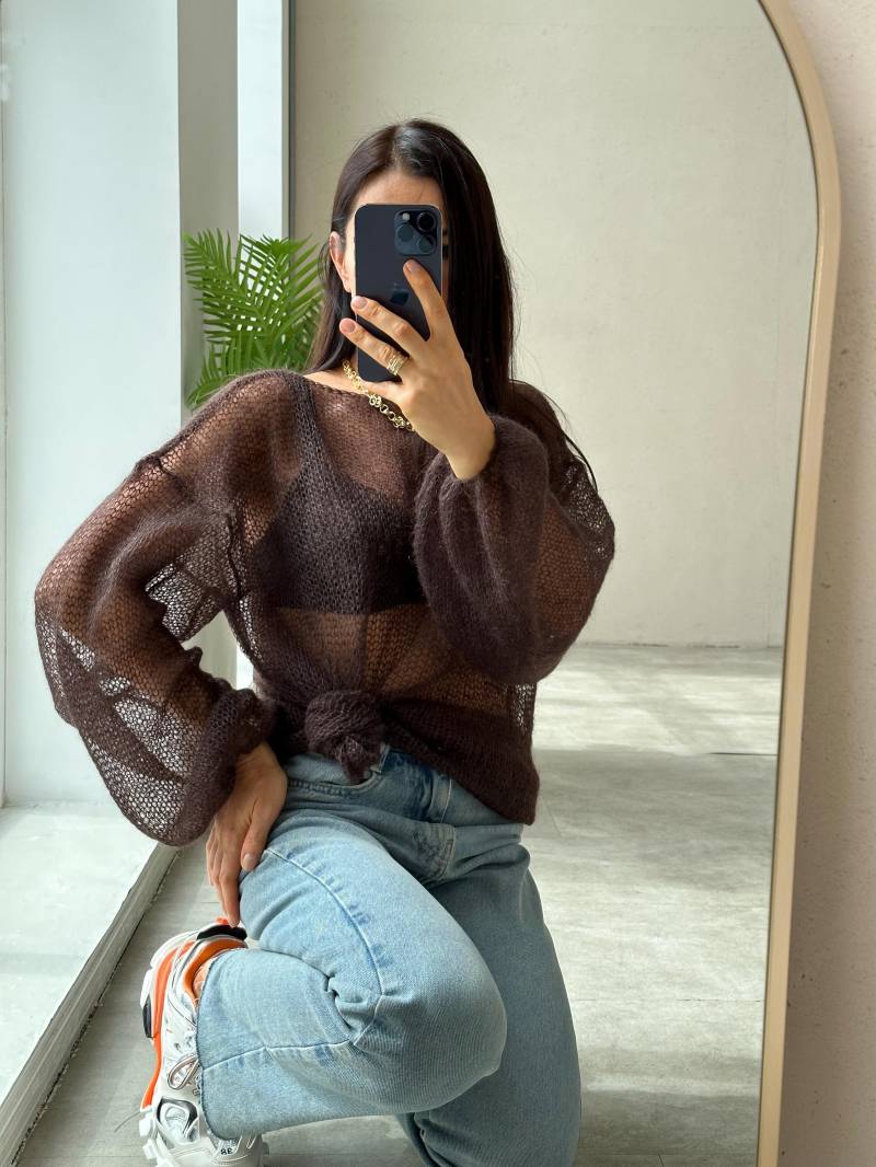 Mohair Pullover Federleicht Warm Und Luftig Gefertigt Aus Seidenmohair Angenehm Zur Haut, Auch Für Empfindliche Haut Geeignet Mohair Pullover Federleicht Warm Und Luftig Gefertigt Aus Seidenmohair Angenehm Zur Haut, Auch Für Empfindliche Haut Geeignet von OneLoveAtelierDE