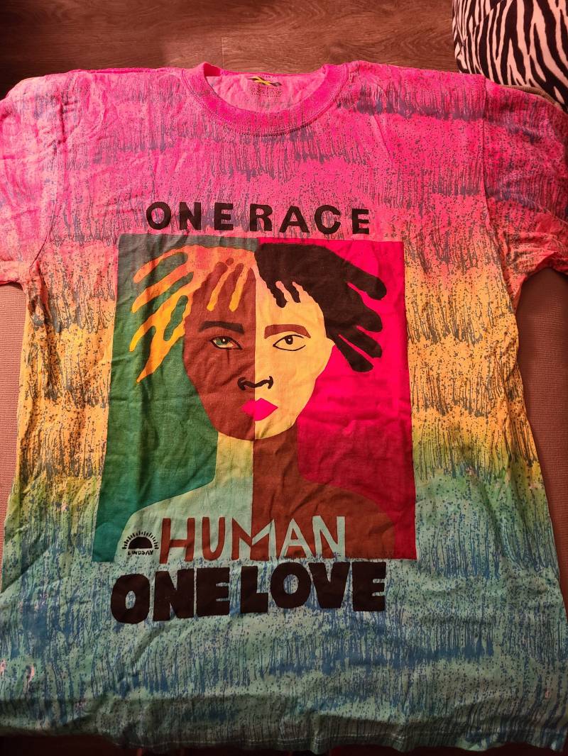 Pink/Lila Multi - Crew One Rasse von OneLovetees