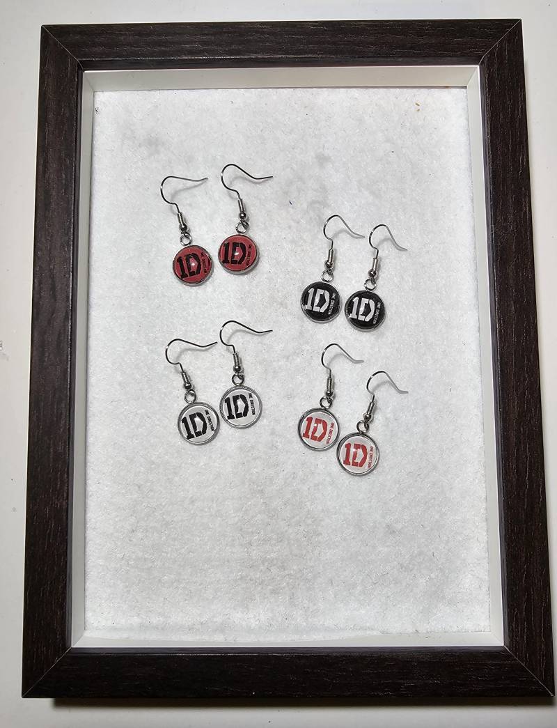 One Direction Ohrringe Mit 1D Logo von OneMoreDirection