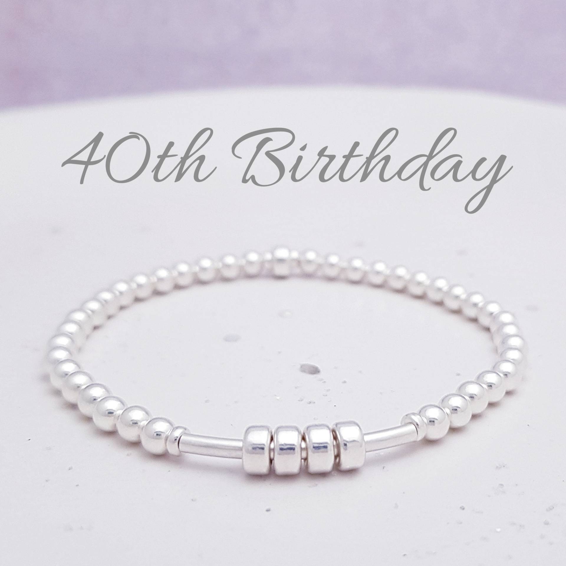 40. Geburtstag Armband, Geburtstagsfeier, Schmuck, Tochter/Schwester, Geburtstagsgeschenk Für Sie 40. Geburtstag Armband, Geburtstagsfeier, Schmuck, Tochter/Schwester, Geburtstagsgeschenk Für Sie von OneOfSuz