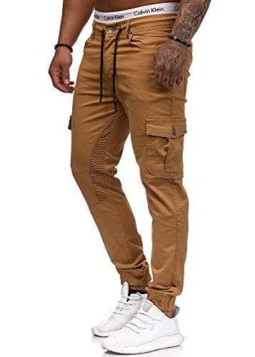 OneRedox Herren Chino Pants | Jeans | Skinny Fit | Modell 3207 Beige 29/32 von OneRedox