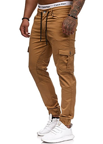 OneRedox Herren Chino Pants | Jeans | Skinny Fit | Modell 3207 Beige 30/32 von OneRedox