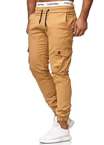 OneRedox Herren Chino Pants | Jeans | Skinny Fit | Modell 3301 (40/32 (Fällt eine Nummer Kleiner aus), Sand) von OneRedox