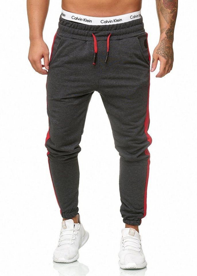 OneRedox Jogginghose 1211C (Sporthose Trainingshose Sweatpants, 1-tlg) Fitness Freizeit Casual von OneRedox