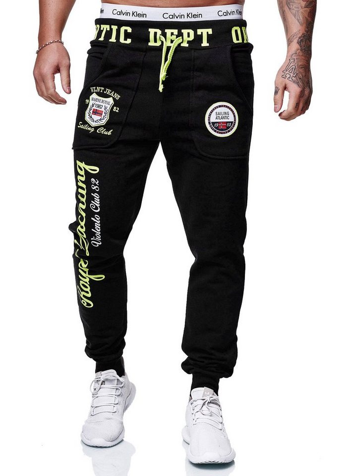 OneRedox Jogginghose JG-601C (Sporthose Trainingshose Sweatpants, 1-tlg) Fitness Freizeit Casual von OneRedox