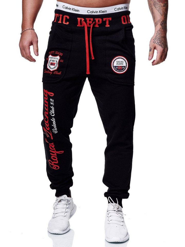 OneRedox Jogginghose JG-601C (Sporthose Trainingshose Sweatpants, 1-tlg) Fitness Freizeit Casual von OneRedox