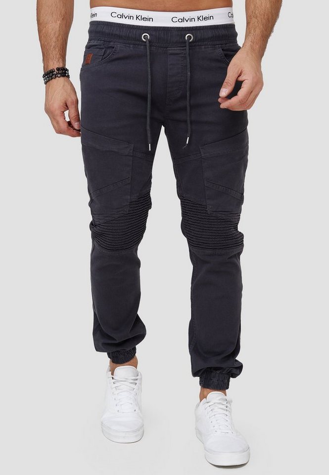 OneRedox Straight-Jeans H-3411 (Chino Cargohose Streetwear, 1-tlg) Freizeit Business Casual von OneRedox