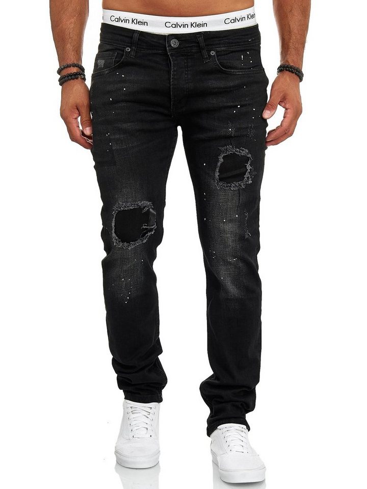 OneRedox Straight-Jeans J-700C (Jeanshose Designerjeans Bootcut, 1-tlg) Freizeit Business Casual von OneRedox