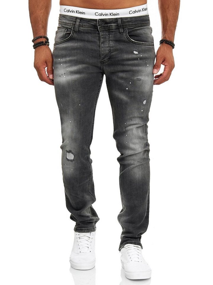 OneRedox Straight-Jeans J-700C (Jeanshose Designerjeans Bootcut, 1-tlg) Freizeit Business Casual von OneRedox