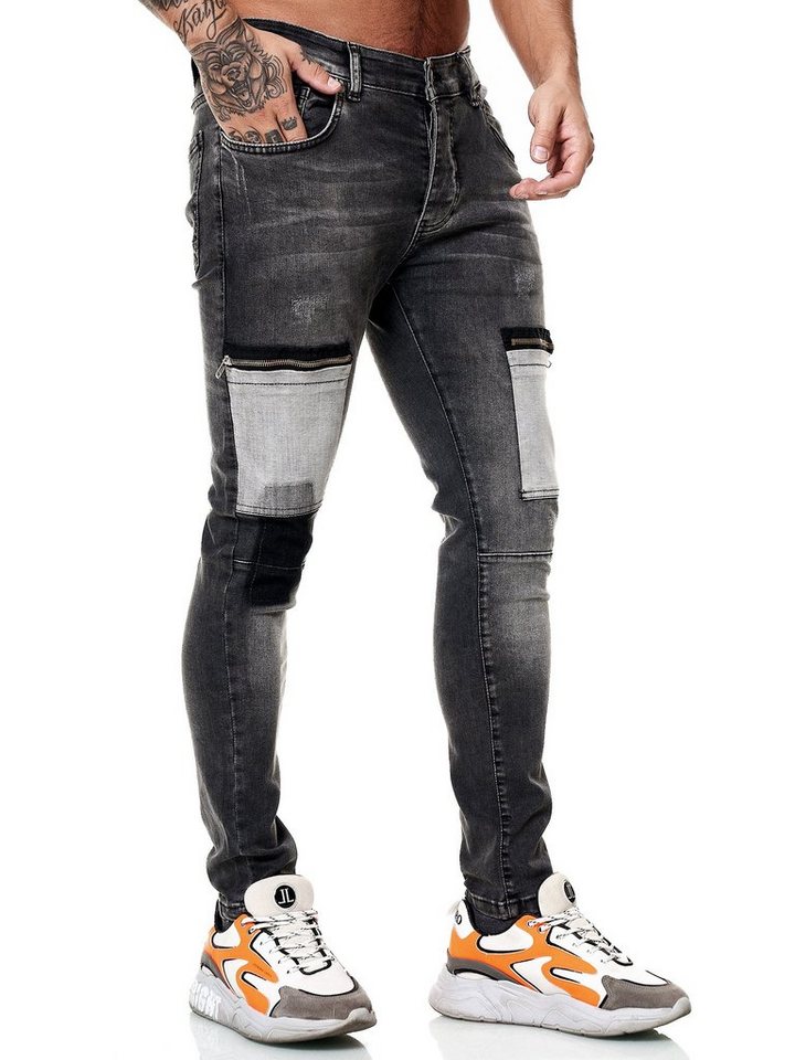 OneRedox Straight-Jeans J-8034C (Jeanshose Designerjeans Bootcut, 1-tlg., im modischem Design) Freizeit Business Casual von OneRedox