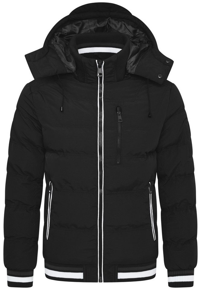 OneRedox Winterjacke ORNUUK Herren warme Pufferjacke Steppjacke Windbreaker von OneRedox