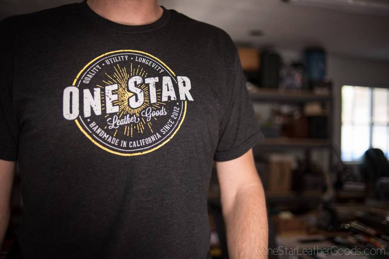 One Star Lederwaren T-Shirt von OneStarLeatherGoods