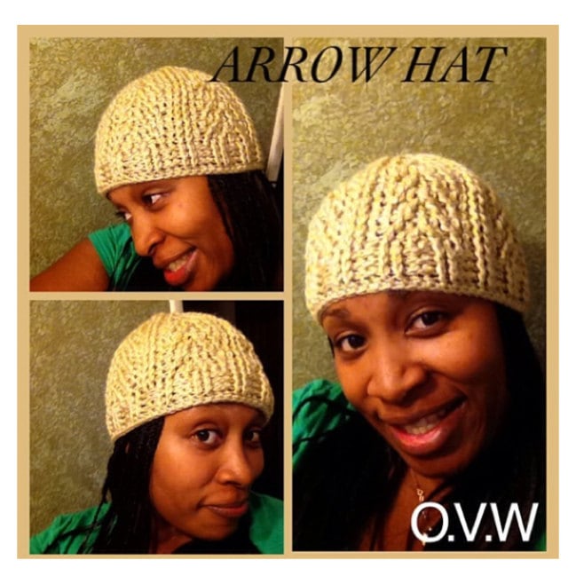 Pfeil Strukturierte Beanie Pfeil Strukturierte Beanie von OneVirtuousWoman