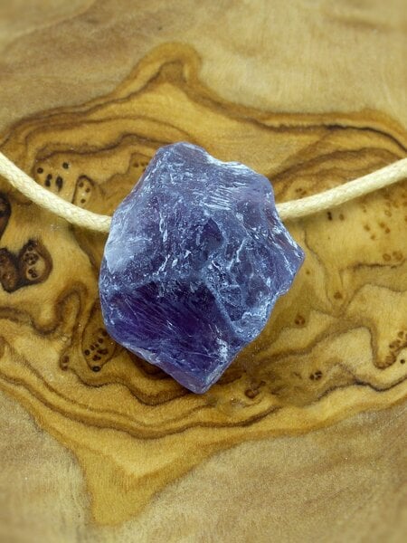 OneWorldMinerals Amethyst Edelstein-Anhänger, Sambia, Natur pur! von OneWorldMinerals