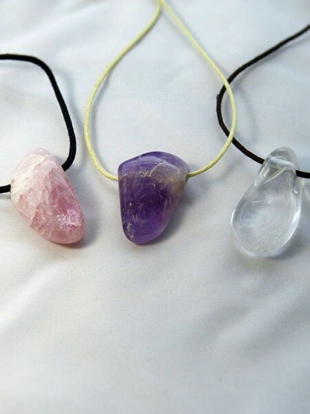 OneWorldMinerals Therapiestein Anhänger-Set "Vitalmischung" von OneWorldMinerals