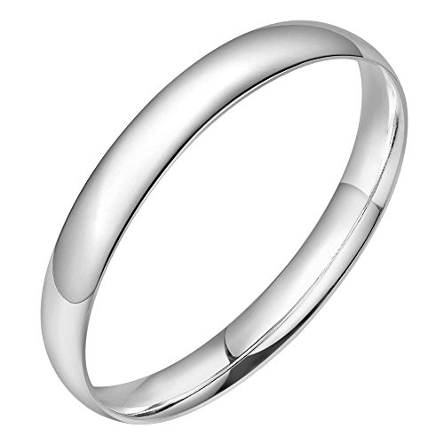 Onefeart 925 Sterling Silber Armband Für Frauen Armreif Für Mädchen Glatt Runden Armband Durchmesser 6.3CM von Onefeart
