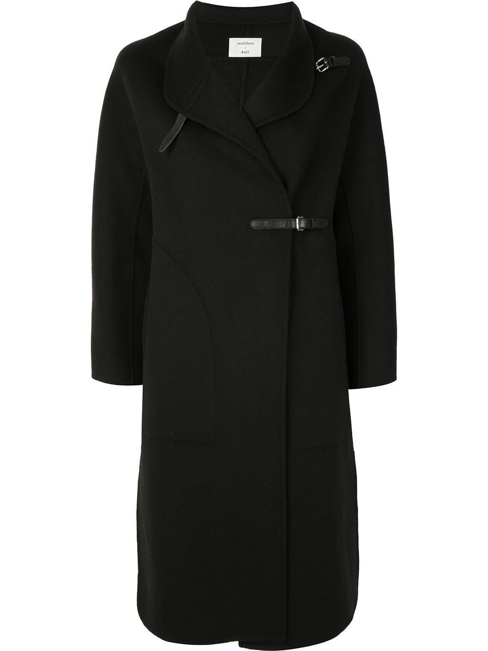 Onefifteen Klassischer Dufflecoat - Schwarz von Onefifteen