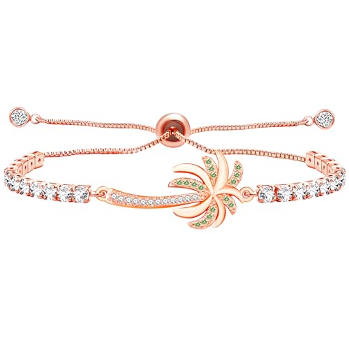 Oneress Roségold Tennisarmband, Einstellbares CZ Tennis Design, Sommer-Feeling Schmuck Für Strandliebhaber, Geschenk Für Beste Freundin YA5105 Roségold Oneress Roségold Tennisarmband, Einstellbares CZ Tennis Design, Sommer-Feeling Schmuck Für Strandliebhaber, Geschenk Für Beste Freundin YA5105 Roségold von Oneress