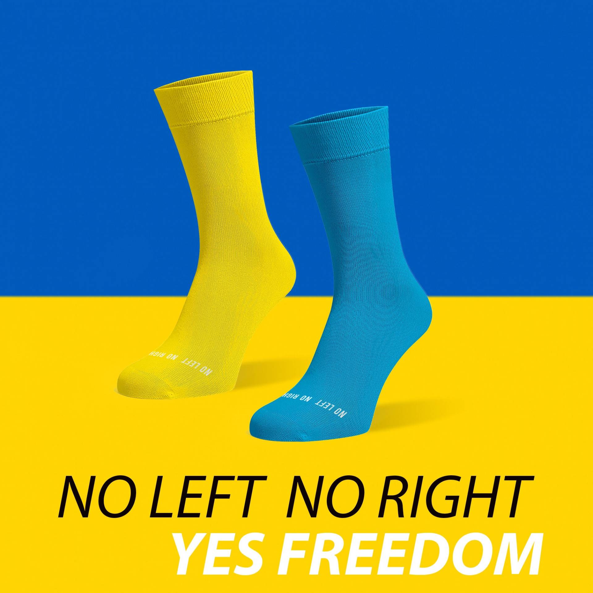 Onesck Ukraine Farben Lebendige Schlichte Freiheit Odd Socken Für Herren Damen Kinder Jungen | Ein Paar Gelb Blau Sock von OnesckOfficial