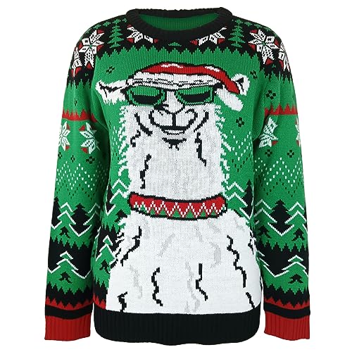 Hässliche Weihnachtspullover Damen Lustig, Ugly Christmas Sweater Damen, Lustige Weihnachtspulli Damen Herren Partnerlook Familie, Pullover Weihnachten Winter, Geschenke Für Frauen Männer (L) von Oneshlee