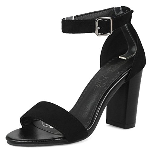 Onewus Damen Dress Open Toe Blockabsatz Sandalen Fashion Schuhe Sommer von Onewus