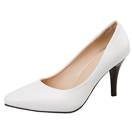 Onewus Damen Elegant Pumps Pointed Toe Slip-On Schuhe für Arbeit & Datierung von Onewus