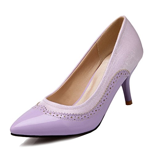 Onewus Damen Elegant Pumps mit Stiletto Absatz Spitze Toe Schuhe für Hochzeit von Onewus