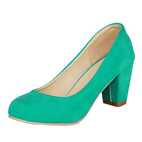 Onewus Damen Fashion Blockabsatz Pumps Slip-On Schuhe Onewus Damen Fashion Blockabsatz Pumps Slip-On Schuhe von Onewus