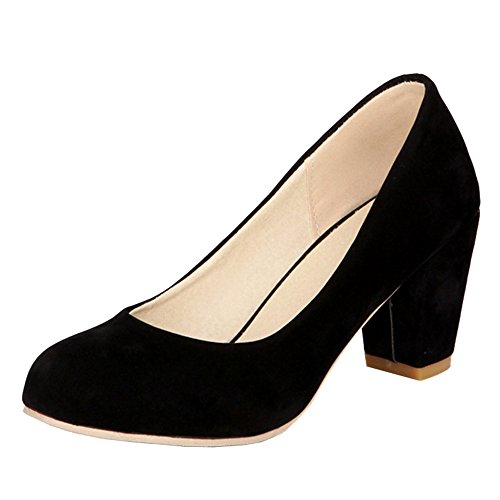 Onewus Damen Fashion Blockabsatz Pumps Slip-On Schuhe von Onewus