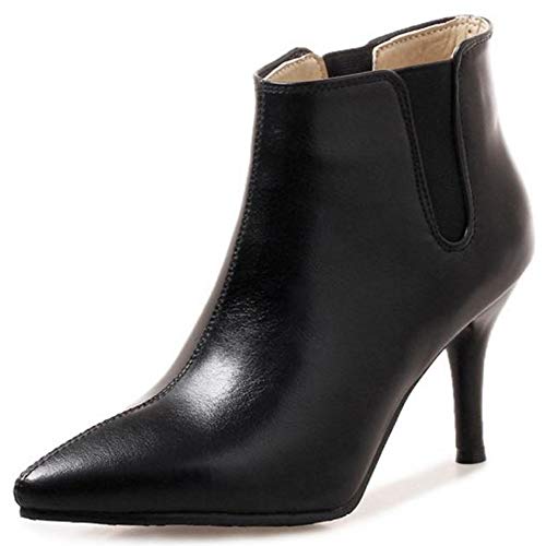 Onewus Damen Stiefeletten mit Absatz (Schwarz, 39 EU) von Onewus