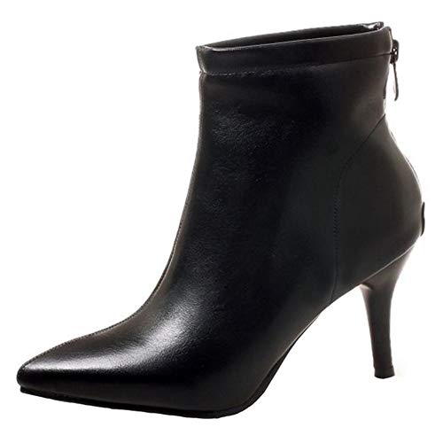Onewus Damen Stiefeletten mit Absatz (Schwarz, 40 EU) von Onewus