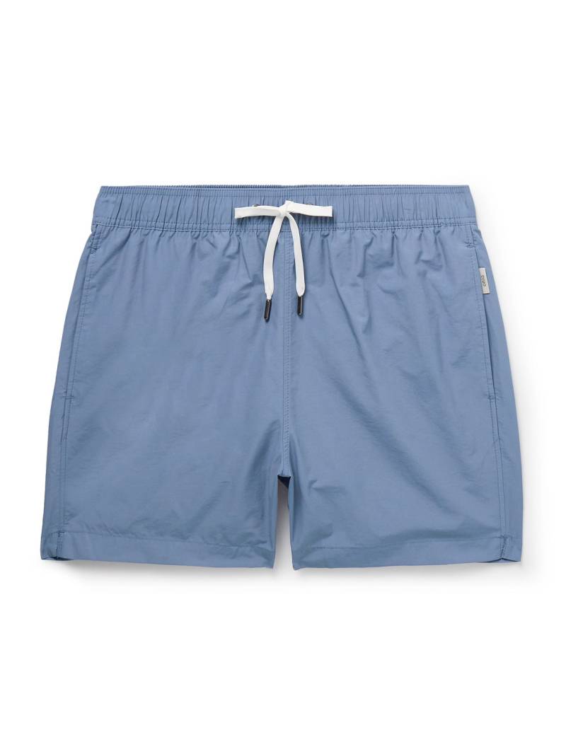 Onia - Charles Straight-Leg Mid-Length Swim Shorts - Men - Blue - M von Onia