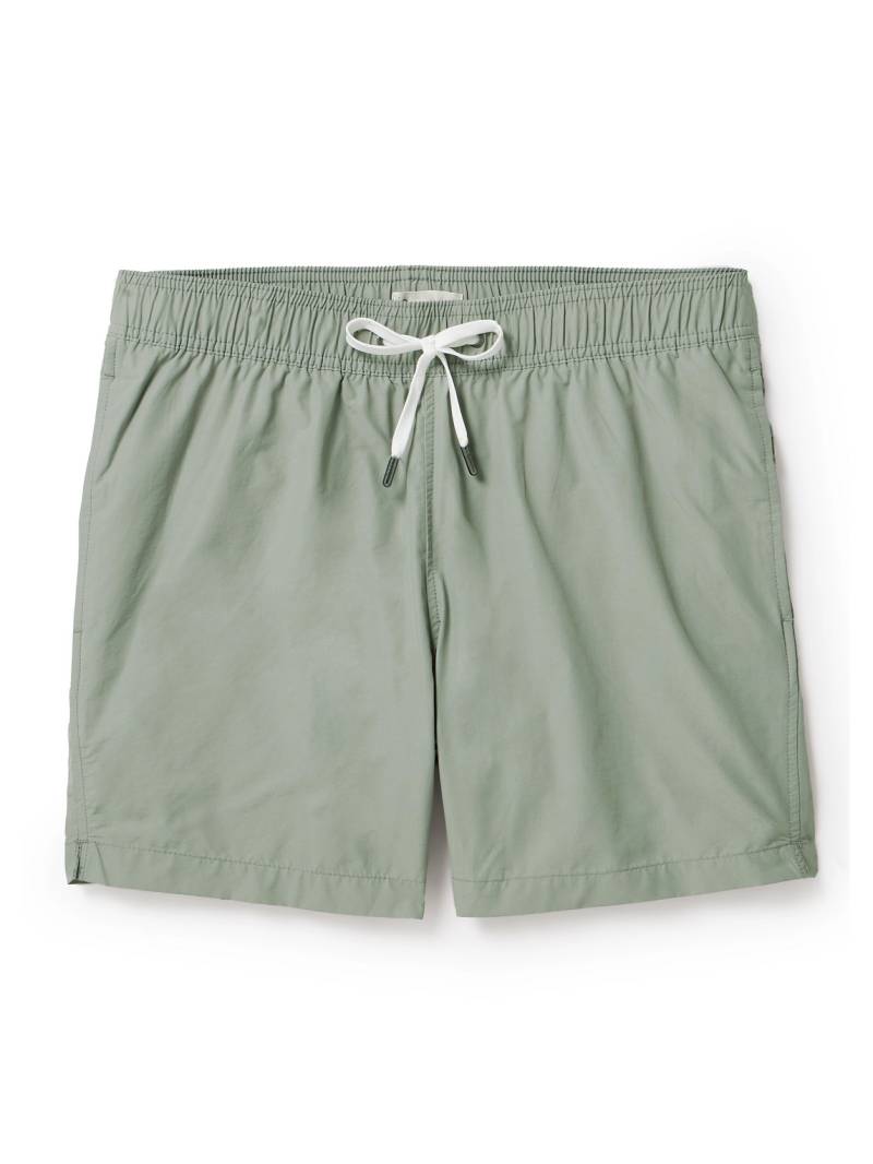 Onia - Charles Straight-Leg Mid-Length Swim Shorts - Men - Green - M von Onia