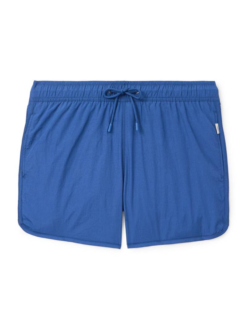 Onia - Slim-Fit Short-Length Swim Shorts - Men - Blue - M von Onia