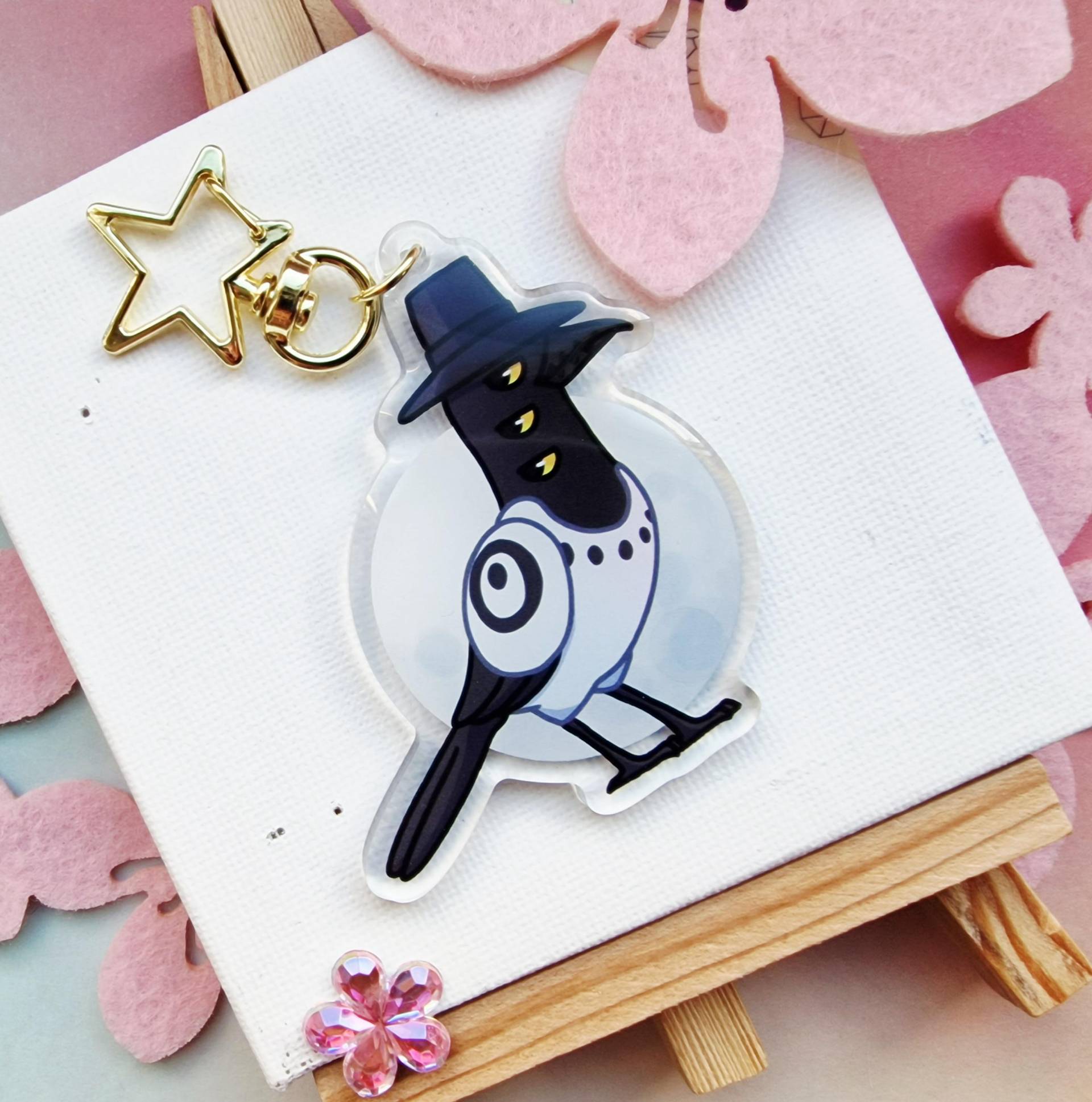 Sussie Bird From Kpop Demon Hunters Keychain von OnibiArts