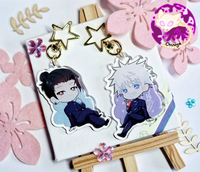 Gojo Satoru Geto Suguru Jujutsu Kaisen Hidden Inventory Schlüsselanhänger Gojo Satoru Geto Suguru Jujutsu Kaisen Hidden Inventory Schlüsselanhänger von OnibiArts