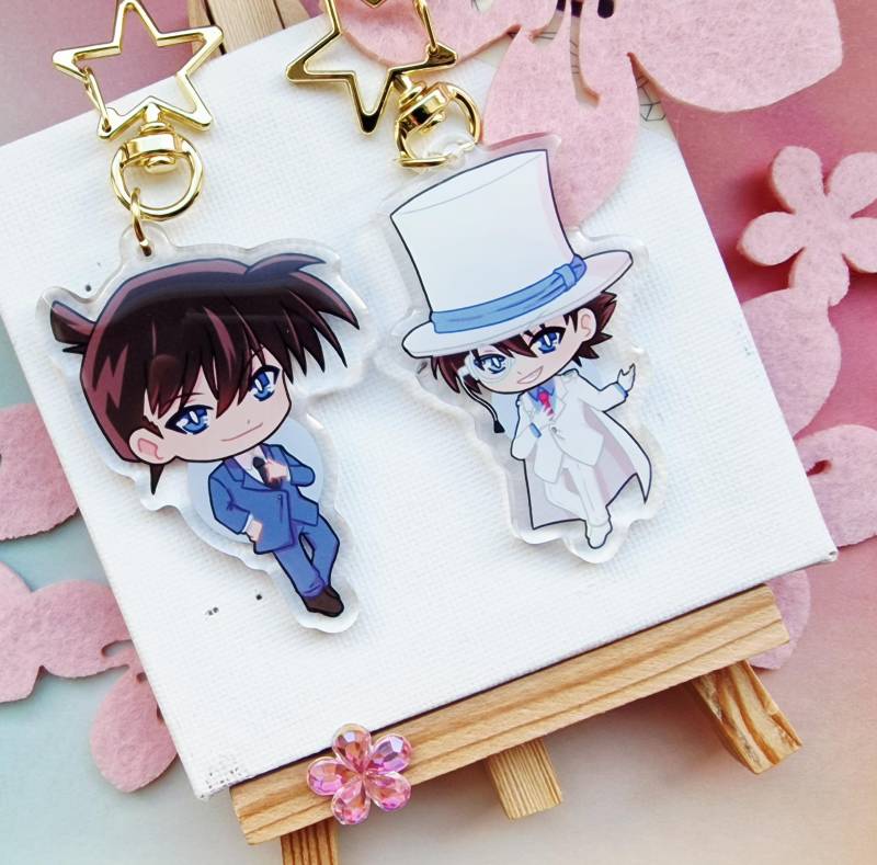 Shinichi Kudo & Kaito Kid From Detective Conan Keychain Shinichi Kudo & Kaito Kid From Detective Conan Keychain von OnibiArts