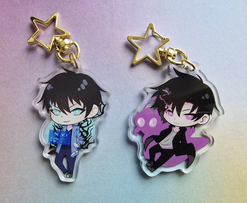 Sung Jin Woo Solo Leveling Schlüsselanhänger von OnibiArts